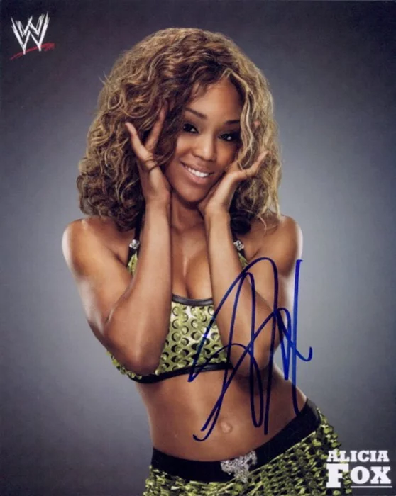 Alicia Fox autograph