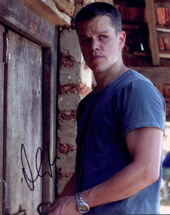 Matt Damon autograph