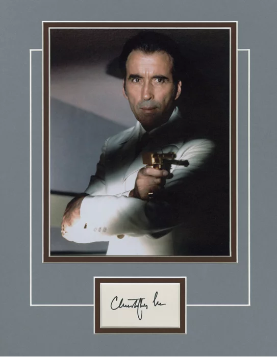 Christopher Lee autograph