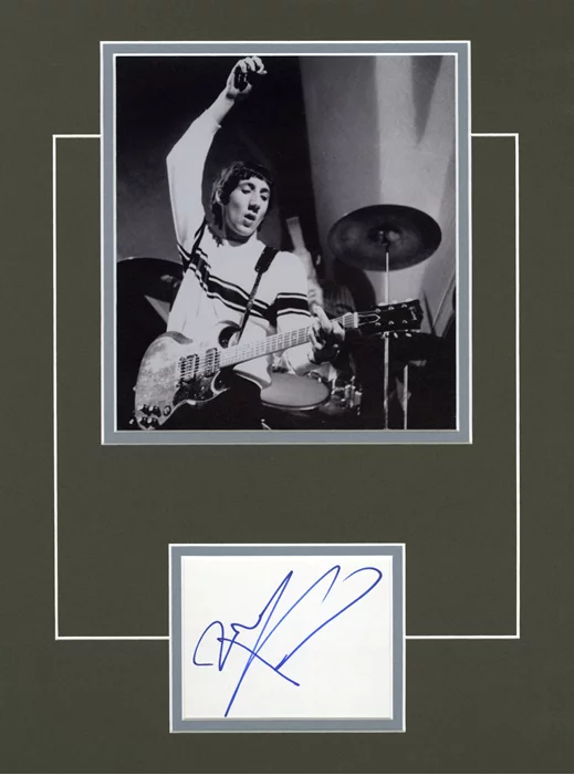 Pete Townshend autograph