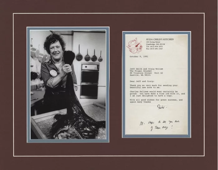 Julia Child autograph