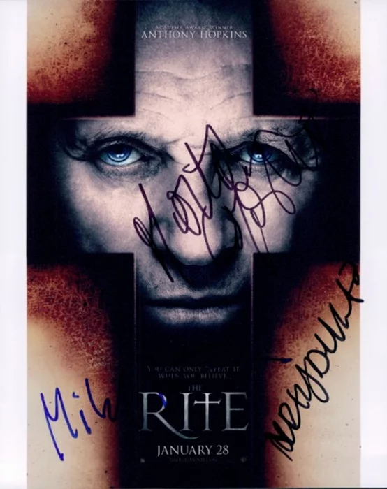 The Rite autograph