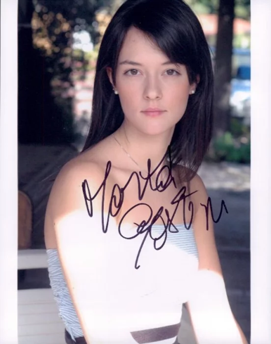 Marta Gastini autograph