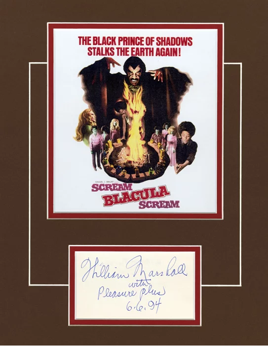 Blacula autograph