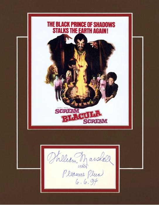 Blacula autograph