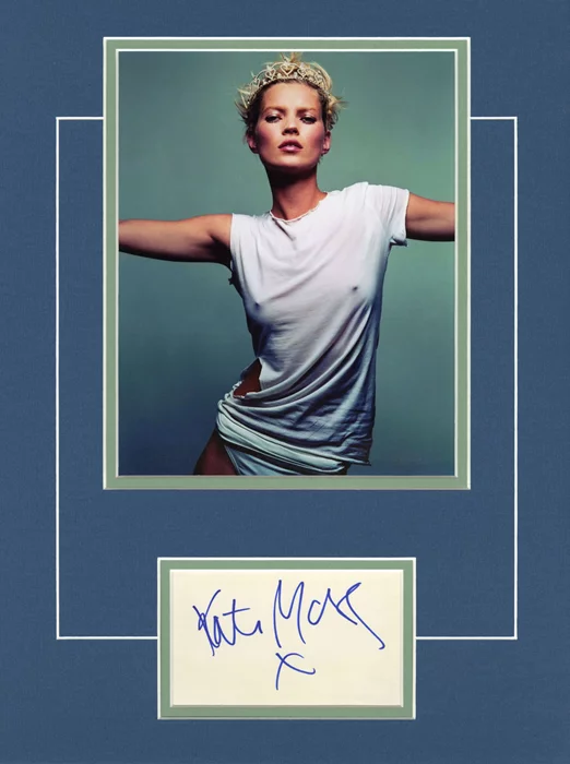 Kate Moss autograph