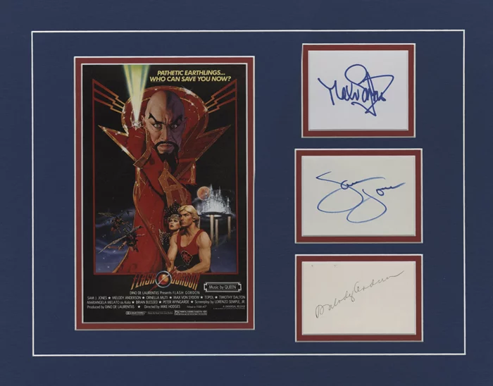 Flash Gordon autograph