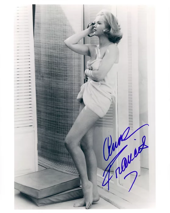Anne Francis autograph