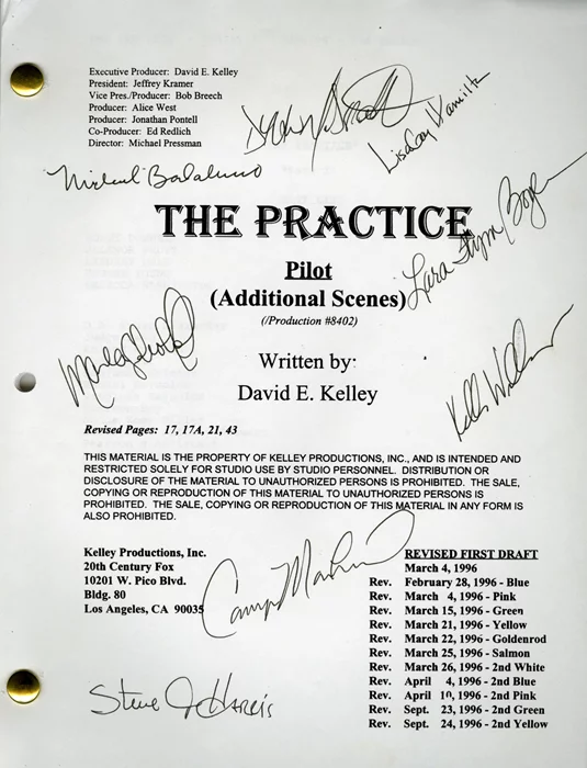 The Practice autograph