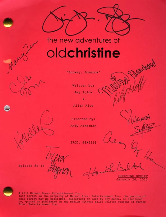 The New Adventures of Old Christine autograph