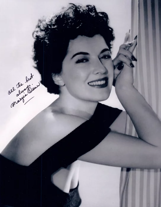 Margia Dean autograph