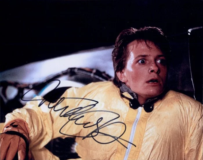 Michael J. Fox autograph