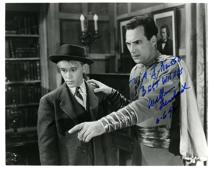 William Benedict autograph