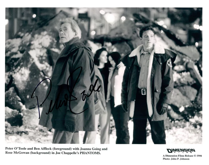 Peter O'Toole autograph
