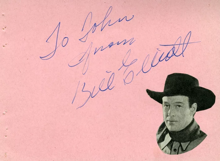 Bill Elliott autograph