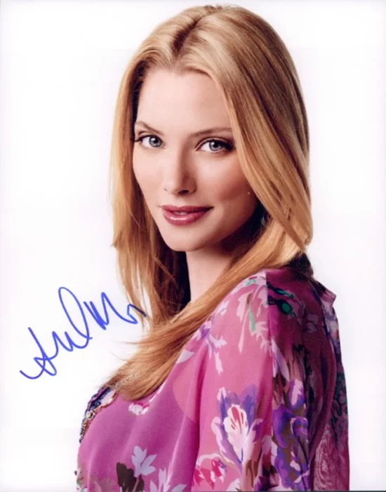 April Bowlby autograph