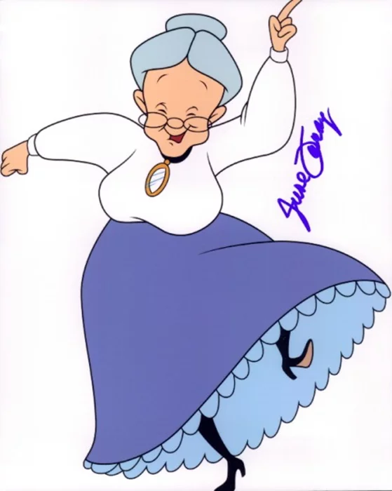 June Foray autograph