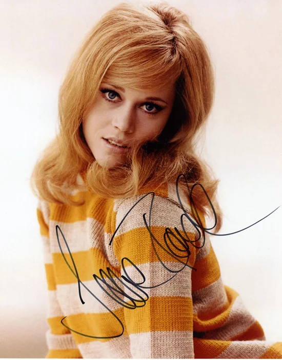 Jane Fonda autograph