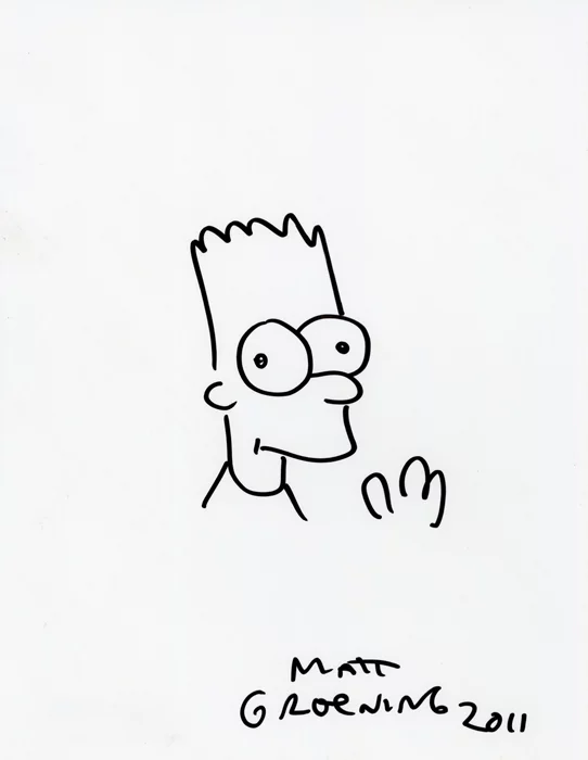 Matt Groening autograph
