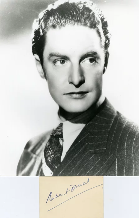 Robert Donat autograph