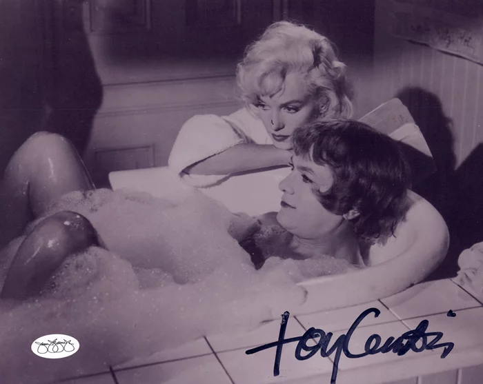 Tony Curtis autograph