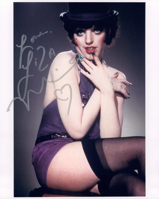 Liza Minnelli autograph