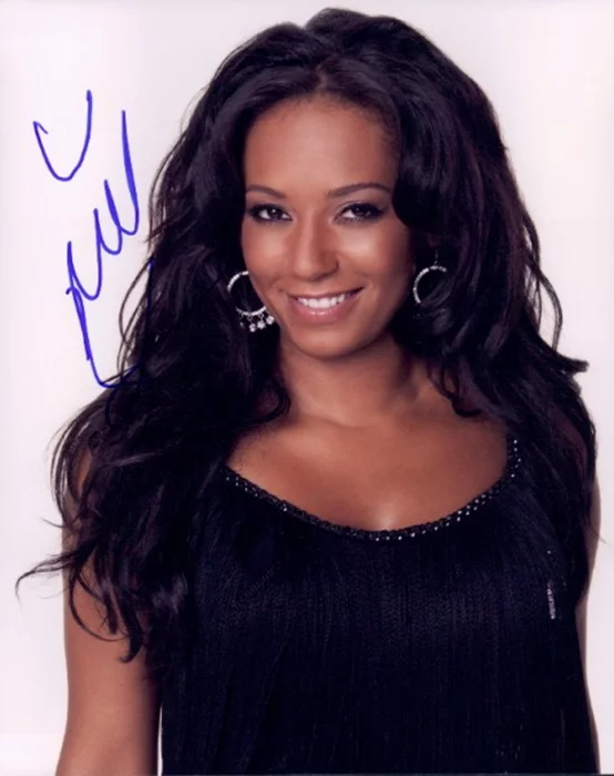 Melanie Brown autograph