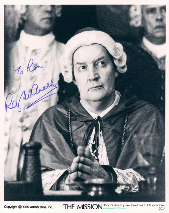 Ray McAnally autograph