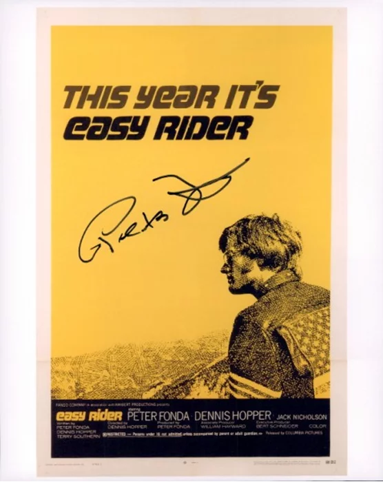 Peter Fonda autograph