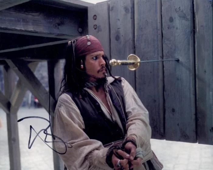 Johnny Depp autograph