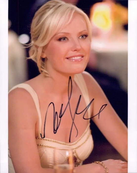Malin Akerman autograph