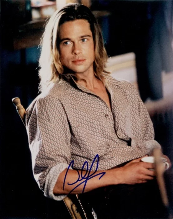 Brad Pitt autograph