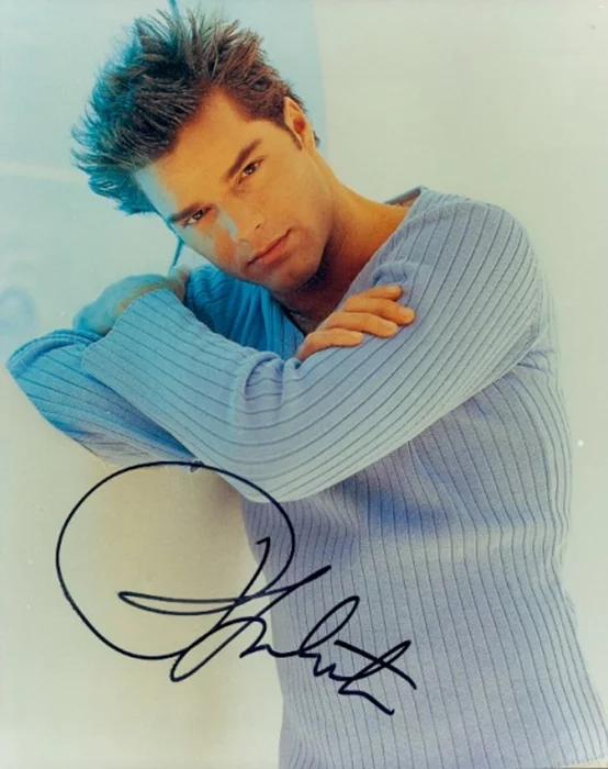 Ricky Martin autograph