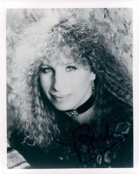 Barbra Streisand autograph