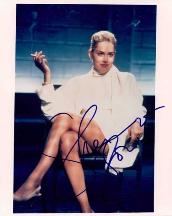 Sharon Stone autograph