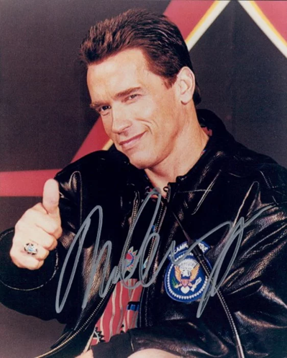 Arnold Schwarzenegger autograph