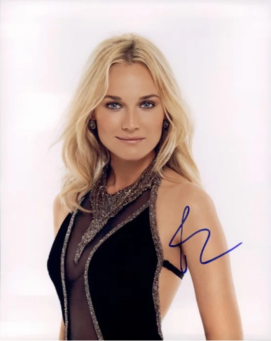 Diane Kruger autograph