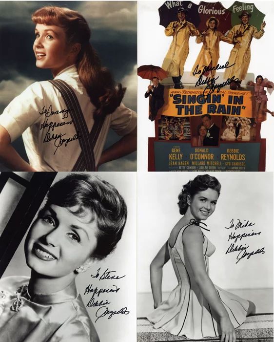 Debbie Reynolds autograph