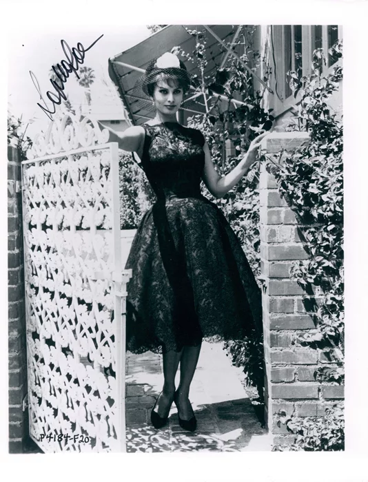 Sophia Loren autograph