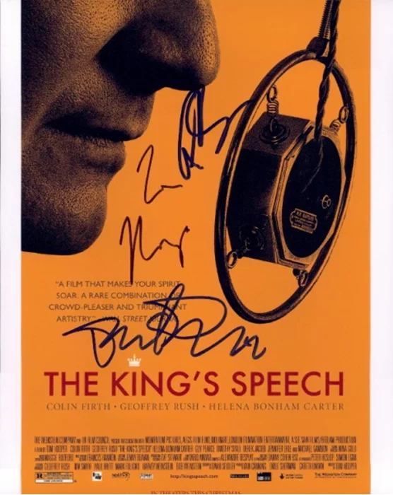 The Kings Speech autograph