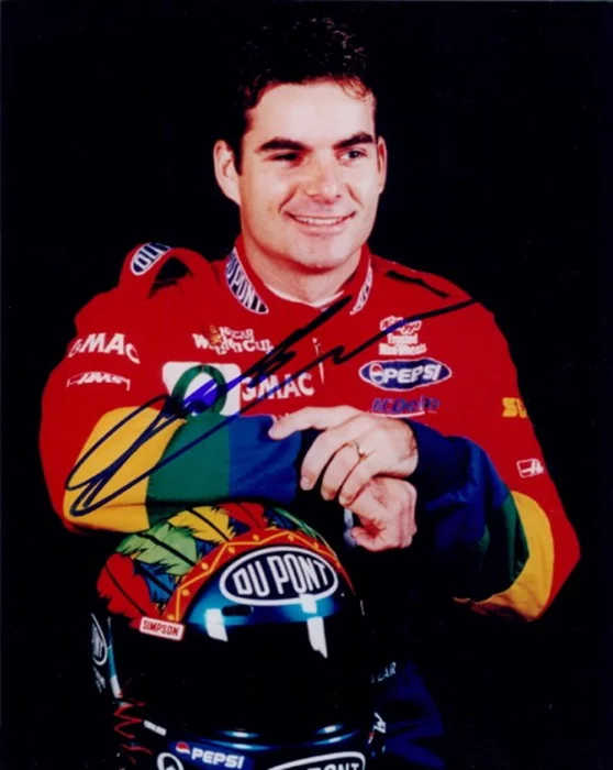 Jeff Gordon autograph