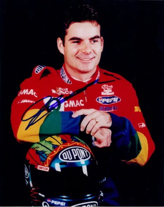 Jeff Gordon autograph