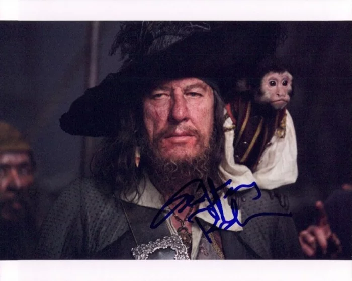 Geoffrey Rush autograph