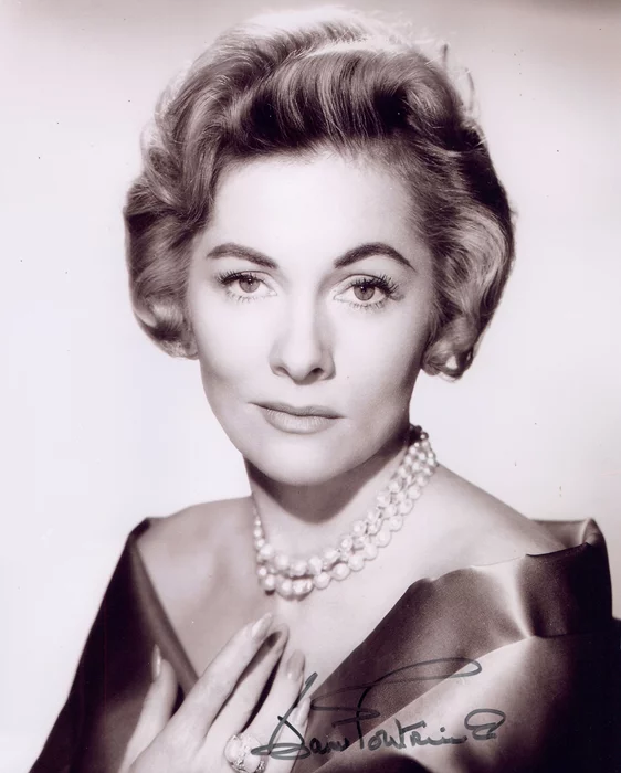 Joan Fontaine autograph