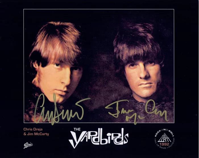 The Yardbirds autograph