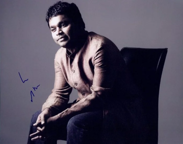 A.R. Rahman autograph
