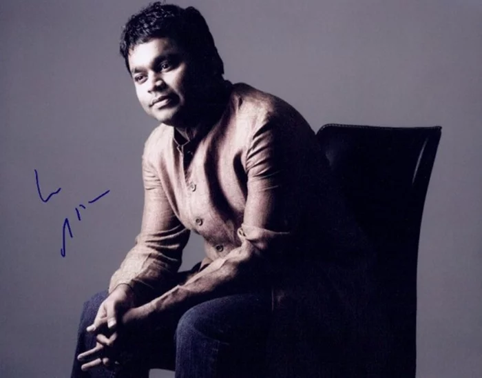 A.R. Rahman autograph