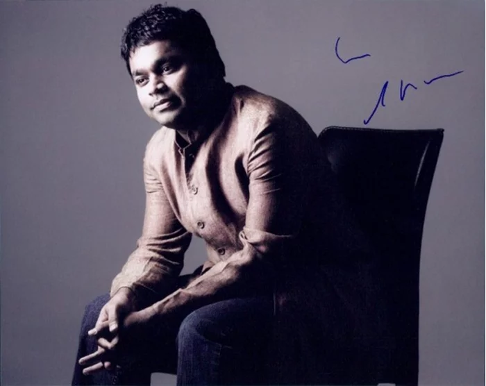 A.R. Rahman autograph