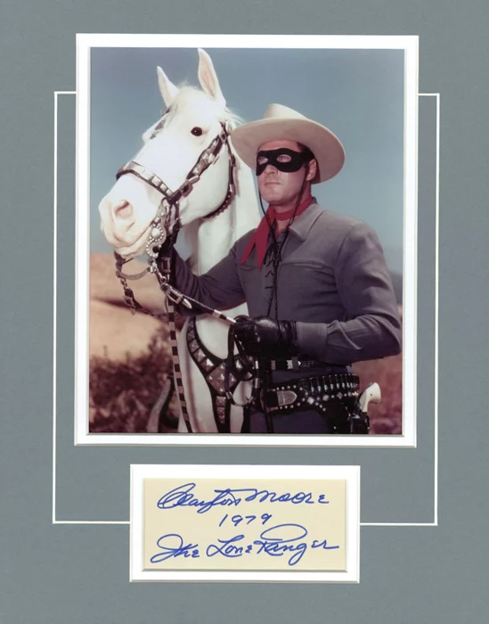 Clayton Moore autograph