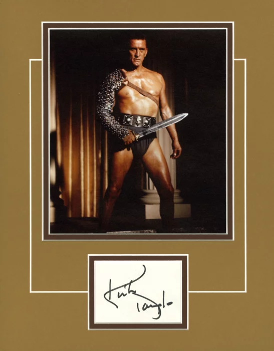 Kirk Douglas autograph